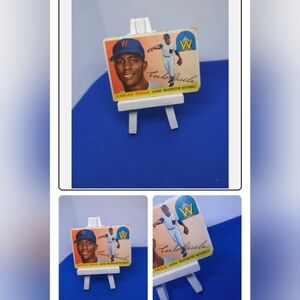 Topps "1955" #97 Carlos Paula Washington Nationals Outfielder Signed